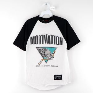 Vintage Motivation Streetwear Raglan T Shirt